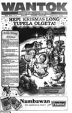 Wantok Niuspepa--Issue No. 0704 (December 24, 1988)