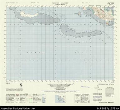 Papua New Guinea, Admiralty Islands, Daugo Island, Series: AMS T795, Sheet 5229 III, 1965, 1:50 000