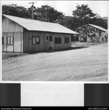 The first headquarters of the new guinea research unit