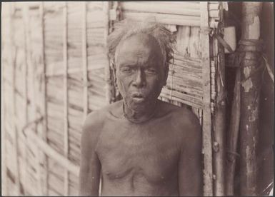 A man of Mara-na-tabu, Solomon Islands, 1906, 1 / J.W. Beattie