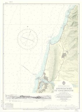 [New Zealand hydrographic charts]: New Zealand - South Island. Approaches to Greymouth. (Sheet 7142)