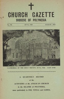 Church Gazette, Polynesia: August 1953