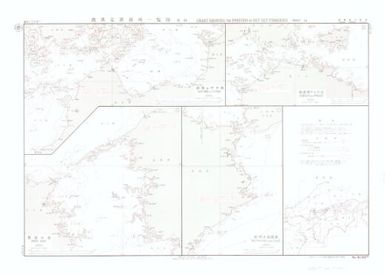 [Japan nautical charts].: Chart Showing the Position of Set Net Fisheries. Sheet 14. (Sheet 6120(14))