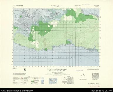 Papua New Guinea, New Ireland, Balgai Bay, Series: AMS T795, Sheet 5949 I, 1963, 1:50 000