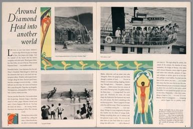(Text Page) Around Diamond Head into another world.