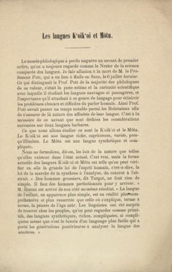 Les langues K'oik'oi et Motu / [Herbert Baynes].