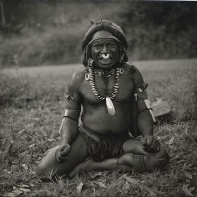 Man with Key posing for the camera, Goroka, Central Highlands