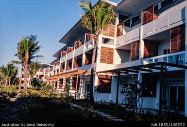 Fiji - white hotel apartments