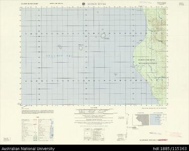 Papua New Guinea, Bougainville, Kurur River, Series: AMS X713, Sheet 6740 IV, 1966, 1:50 000