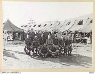 RABAUL, NEW BRITAIN. 1945-10-17. PERSONNEL WHO ARE WORKING AT 105 CASUALTY CLEARING STATION