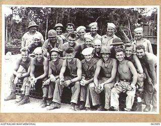 DREGER HARBOUR, NEW GUINEA. 1943-12-05. MEMBERS OF THE GROUND CREW OF THE 341ST UNITED STATES FIGHTER SQUADRON