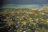 Guam, aerial view of city and waterfront