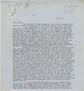 Letter from Gertrude Sanford Legendre, November 4, 1943