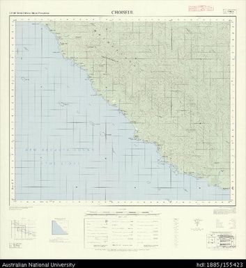 Solomon Islands, British Solomon Islands Protectorate, Choiseul, Series: X711, Sheet 7-156-4, 1971, 1:50 000