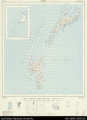 Fiji, Yasawa Group, Naviti, Series: X754, Sheet 2, 1962, 1:50 000