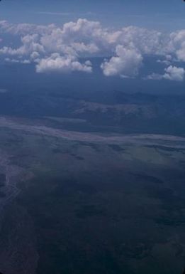 [Aerial view of the topography of Papua New Guinea]