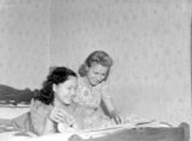 Chinese gal; Illinois State Normal University student from Hawaii of Chinese descent, Normal, IL 1940