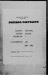 Patrol Reports. Central District, Kwikila, 1961-1962