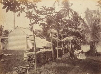 Houses Suwarrow. From the album: Views in the Pacific Islands