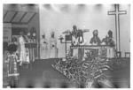 Celebration of the Eucharist at the Roman Catholic Cathedral, Port Vila, by the Cepac Bishop (conference of the Roman Catholic Bishops of the Pacific), after meeting in Vila.