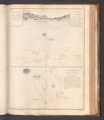 Plan of the Harbour of Offak on Waygiou by Capt Thomas Forrest. (with) Plan of the Harbour of Piapis on Waygiou by Capt Thomas Forrest.