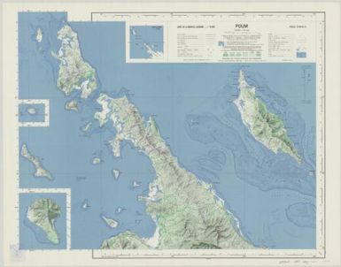 Carte de la Nouvelle Caledonie 150 000: Poum