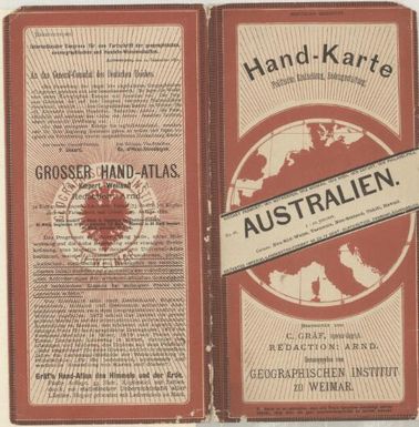 Australien / bearbeitet v. C. Gräf ; gestochen v. W. Kratz I. u. C. Poppey jun. ; [herausgegeben von Geographischen Institut zu Weimar]