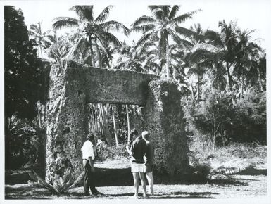 Ancient Historical Tongan stone.