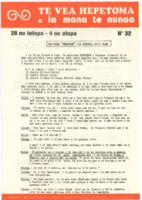 Ia Mana, bulletins hebdomadaires du 28 septembre (n° 32) au 29 novembre 1980 (n° 40)