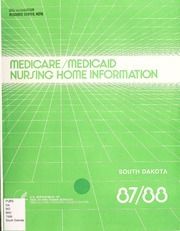 Medicare/Medicaid nursing home information, 1987-1988