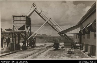 Waste and elevator hopper, Pineapple Cannery