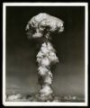 Photograph of the atom bomb burst at Bikini Atoll- DA-PEM-3-55-8