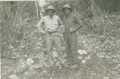 Sandy Schultheis and Tamby Tamborillo in Guam