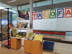 Sāmoan Language Week display, Upper Riccarton Library