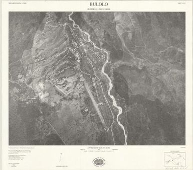 Papua New Guinea 1:12,000 uncontrolled photo mosaic: Bulolo