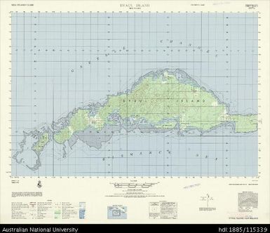 Papua New Guinea, New Ireland, Dyaul Island, Series: AMS T795, Sheet 5949 II, 1966, 1:50 000