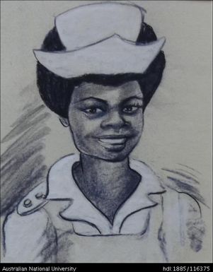 a trained nurse - Rabaul General Hospital, New Britain