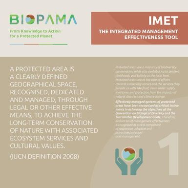 The Integrated Management Effectiveness tool (IMET) - BIOPAMA