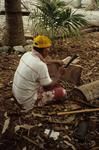 Canoe building at malamala