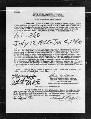 Volume 360: July 12, 1945 – January 4, 1946