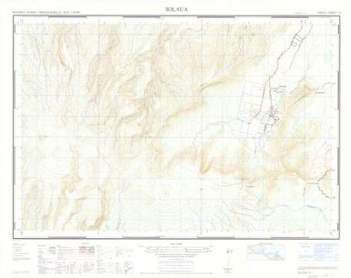 Western Samoa topographical map 1:20,000: Solaua (Sheet 23)