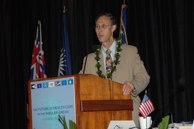 [Assignment: 48-DPA-09-29-08_SOI_K_Isl_Conf_AM] Insular Areas Health Summit [("The Future of Health Care in the Insular Areas: A Leaders Summit") at the Marriott Hotel in] Honolulu, Hawaii, where Interior Secretary Dirk Kempthorne [joined senior federal health officials and leaders of the U.S. territories and freely associated states to discuss strategies and initiatives for advancing health care in those communinties [48-DPA-09-29-08_SOI_K_Isl_Conf_AM_IOD_4741.JPG]