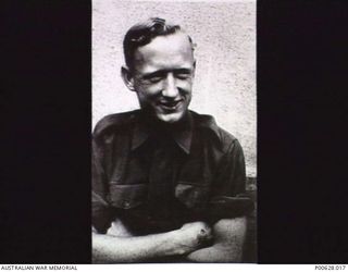 GERMANY, 1941-1945. PORTRAIT OF AUSTRALIAN POW JOCKEY SOLOMONS OF THE 2/7TH BATTALION. (DONOR E. CHARLES)