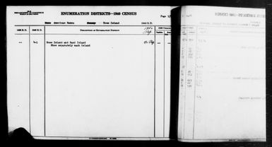 1940 Census Enumeration District Descriptions - American Samoa - Rose Island County - ED 4-1