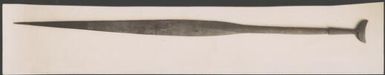 A melanesian spear, 1906 / J.W. Beattie