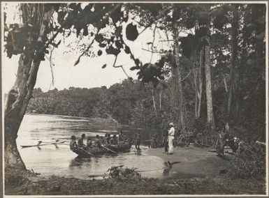 On the Opi River, [1] Frank Hurley