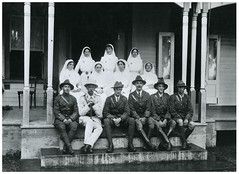 New Zealand Nurses at Apia Hospital, Samoa, August 1914