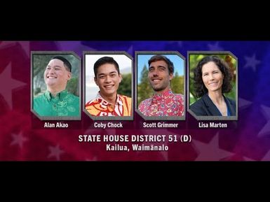 Election 2020: Democratic Primary for House District 51 | INSIGHTS ON PBS HAWAI'I