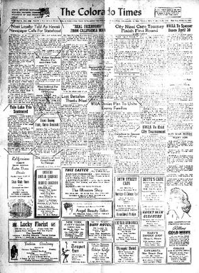 Colorado Times Vol. 31, No. 4289 (March 27, 1945)