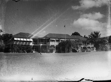 [Buildings in Pacific Island location]